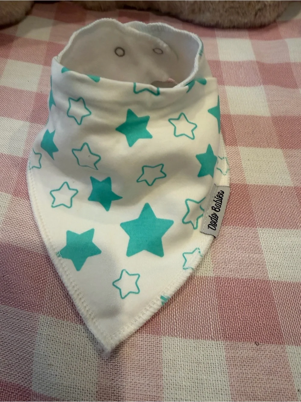 8 pcs burp babiesOrganic Cotton Baby Bandana Drool Bibs - Blue & Gray Set
